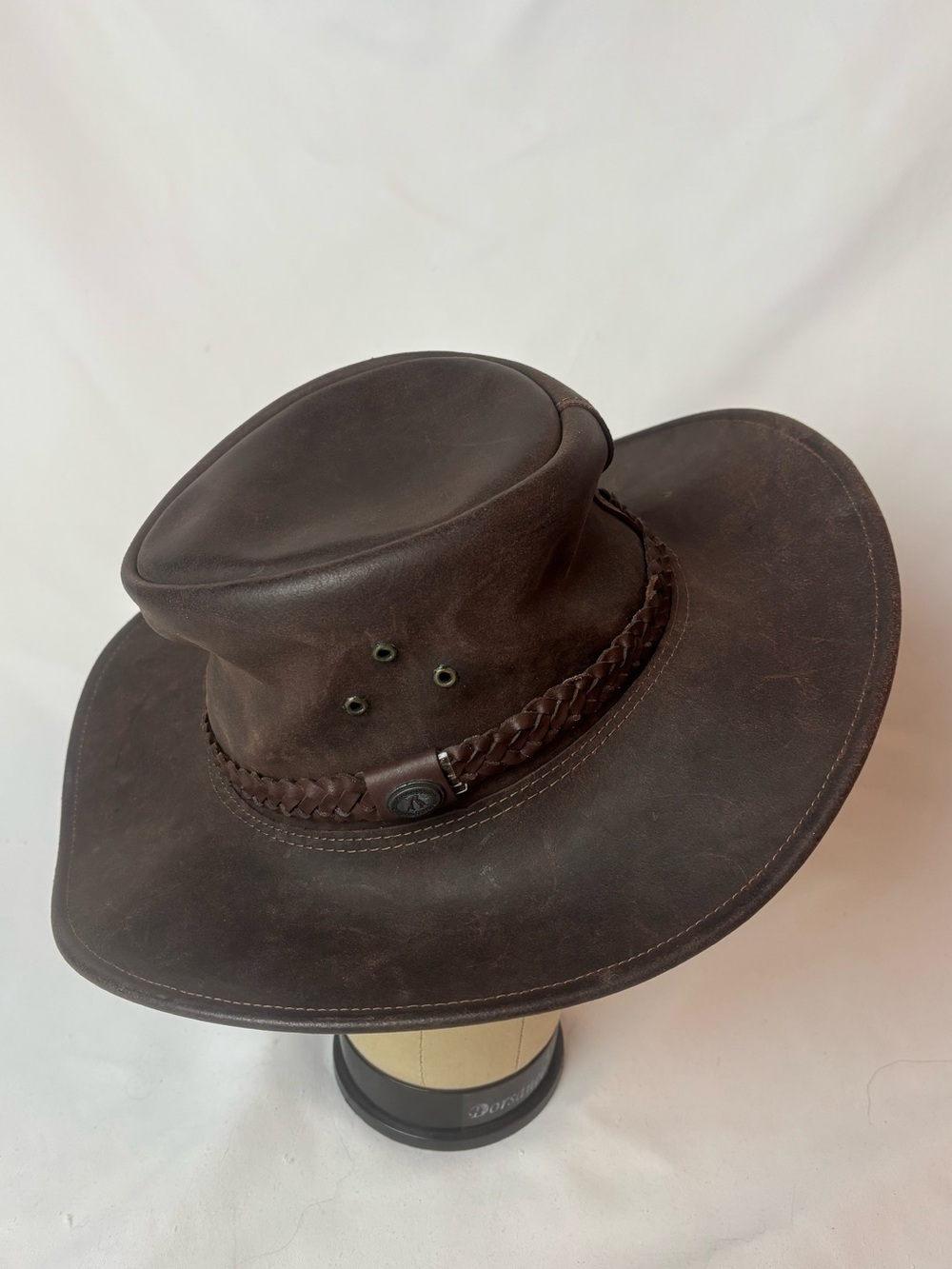 Kakadu Traders Australia Bushranger Hat Outback Dundee Leather Brown Medium